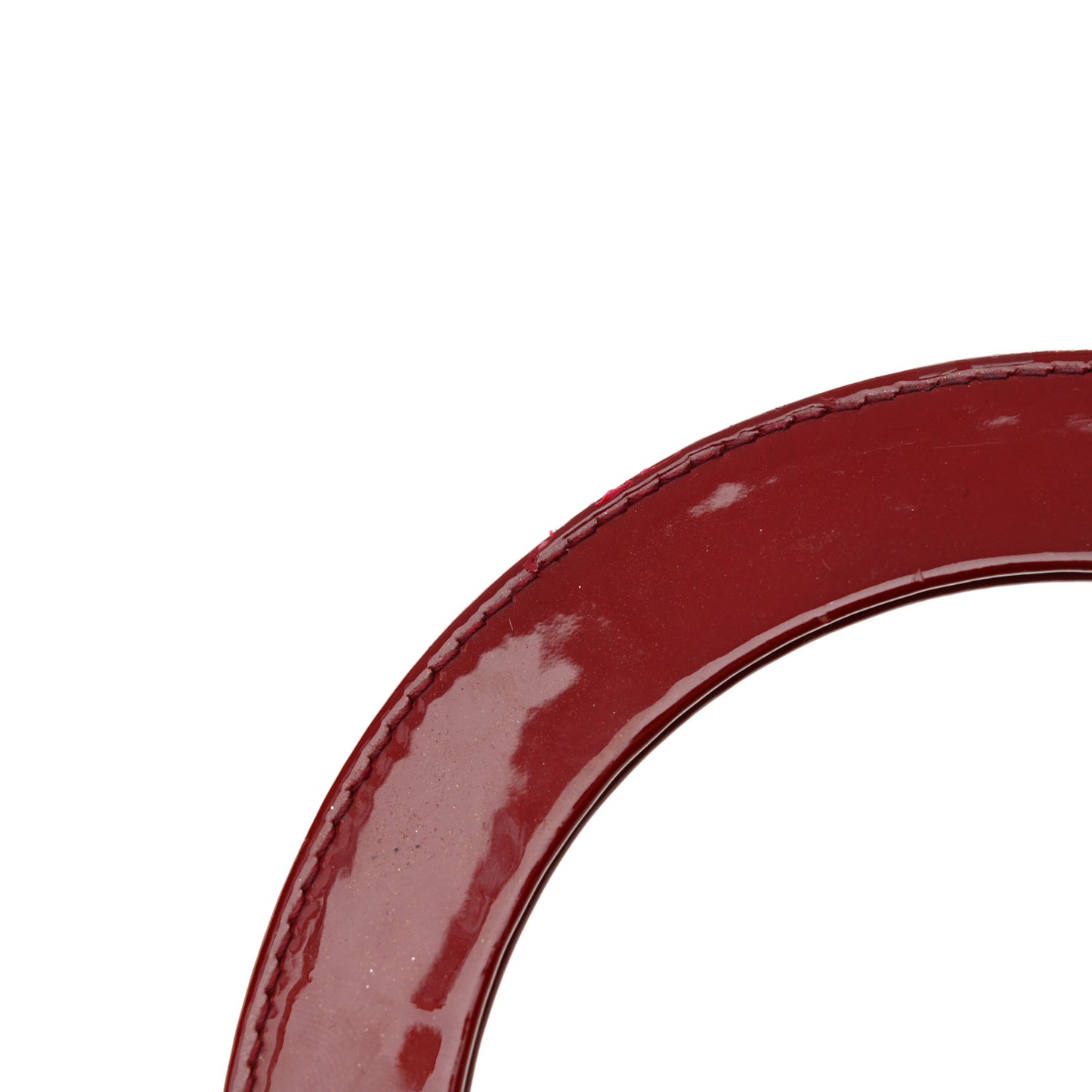 Patent Cannage Medium Lady Dior Red