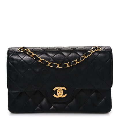 Chanel Lambskin Quilted Small Double Flap Black 1 of 11