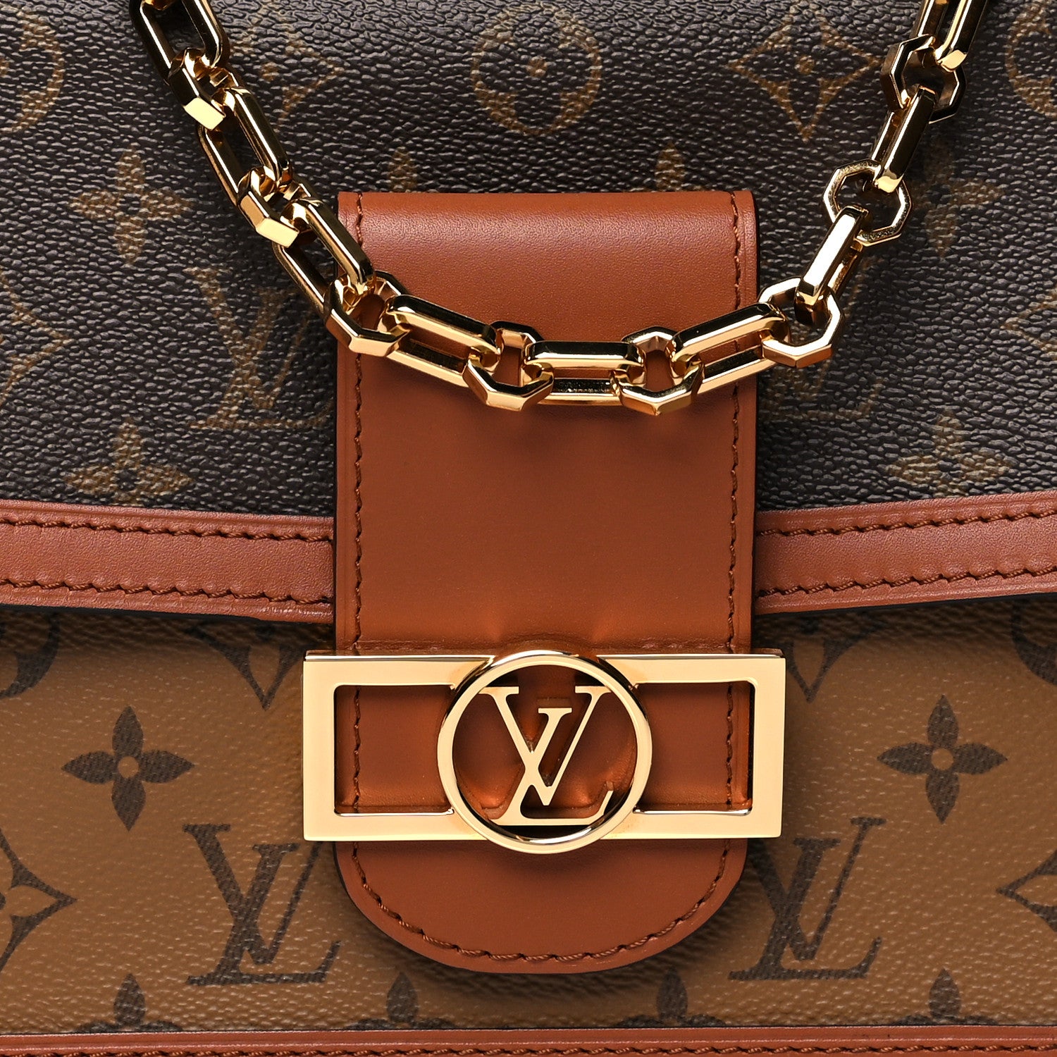 Louis Vuitton Reverse Monogram Dauphine MM 9 of 11
