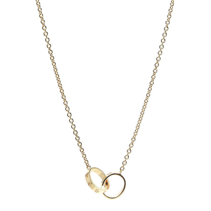 Cartier 18K Yellow Gold Interlocking LOVE Necklace 1 of 8