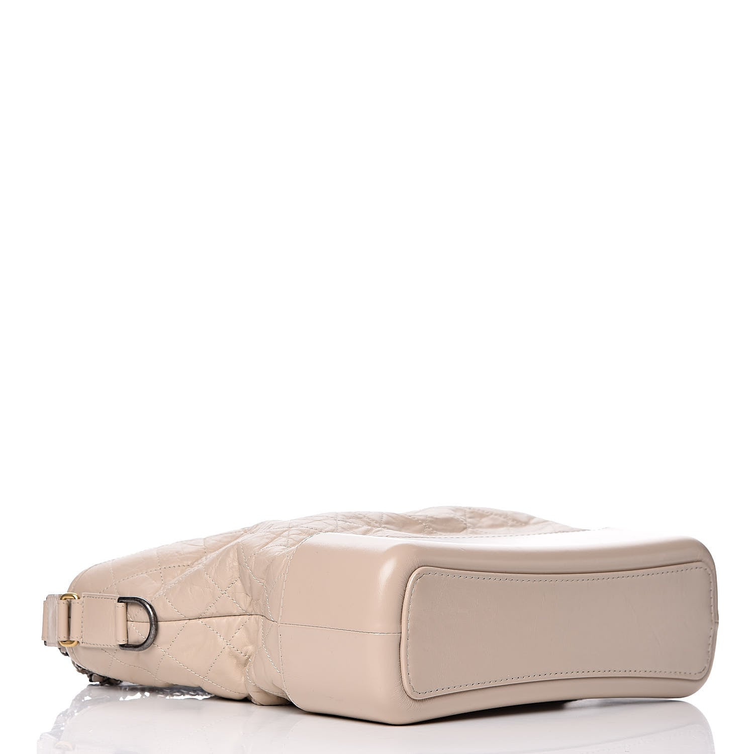 Chanel Aged Calfskin Quilted Large Gabrielle Hobo Beige 4 of 9