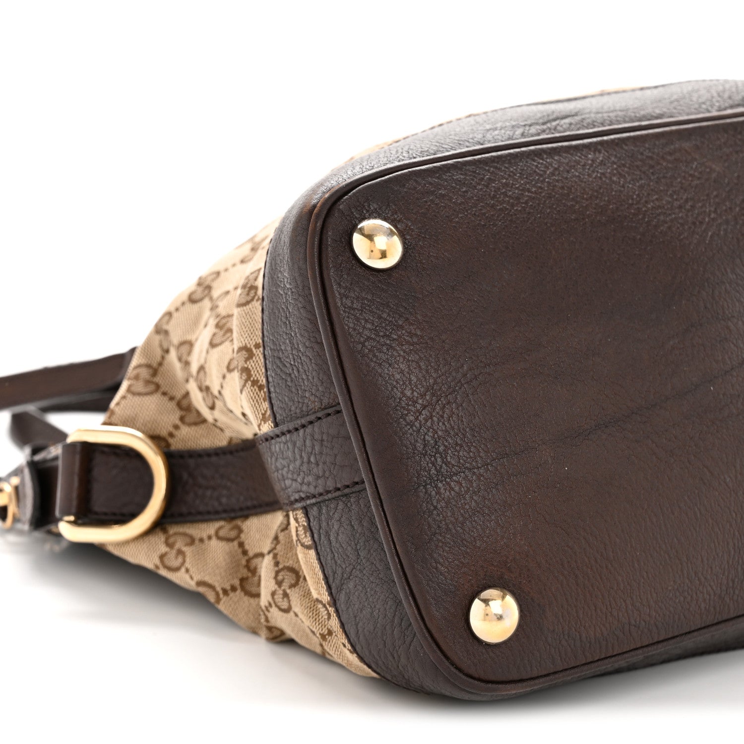 Gucci Monogram Medium Top Handle Bag Brown 9 of 13