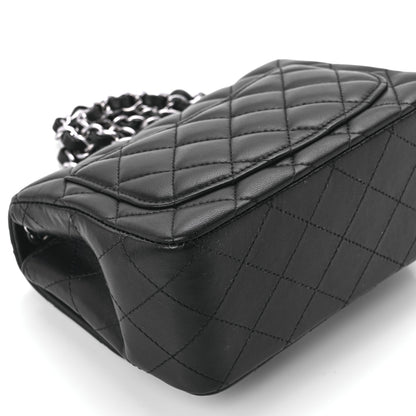 Chanel Lambskin Quilted Mini Square Flap Black 11 of 13