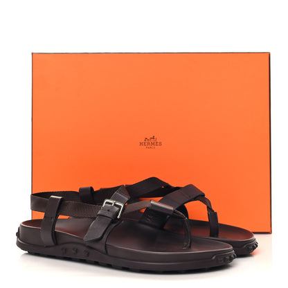 Hermes Calfskin Womens Inboard Sandals 37 12 of 12