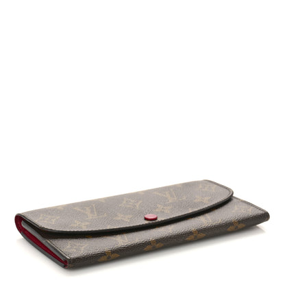 Louis Vuitton Monogram Emilie Wallet Fuchsia 4 of 8