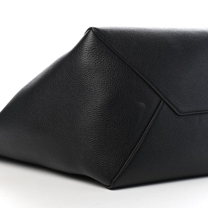 Celine Soft Grained Calfskin Medium Belt Cabas Phantom Black 8 of 9