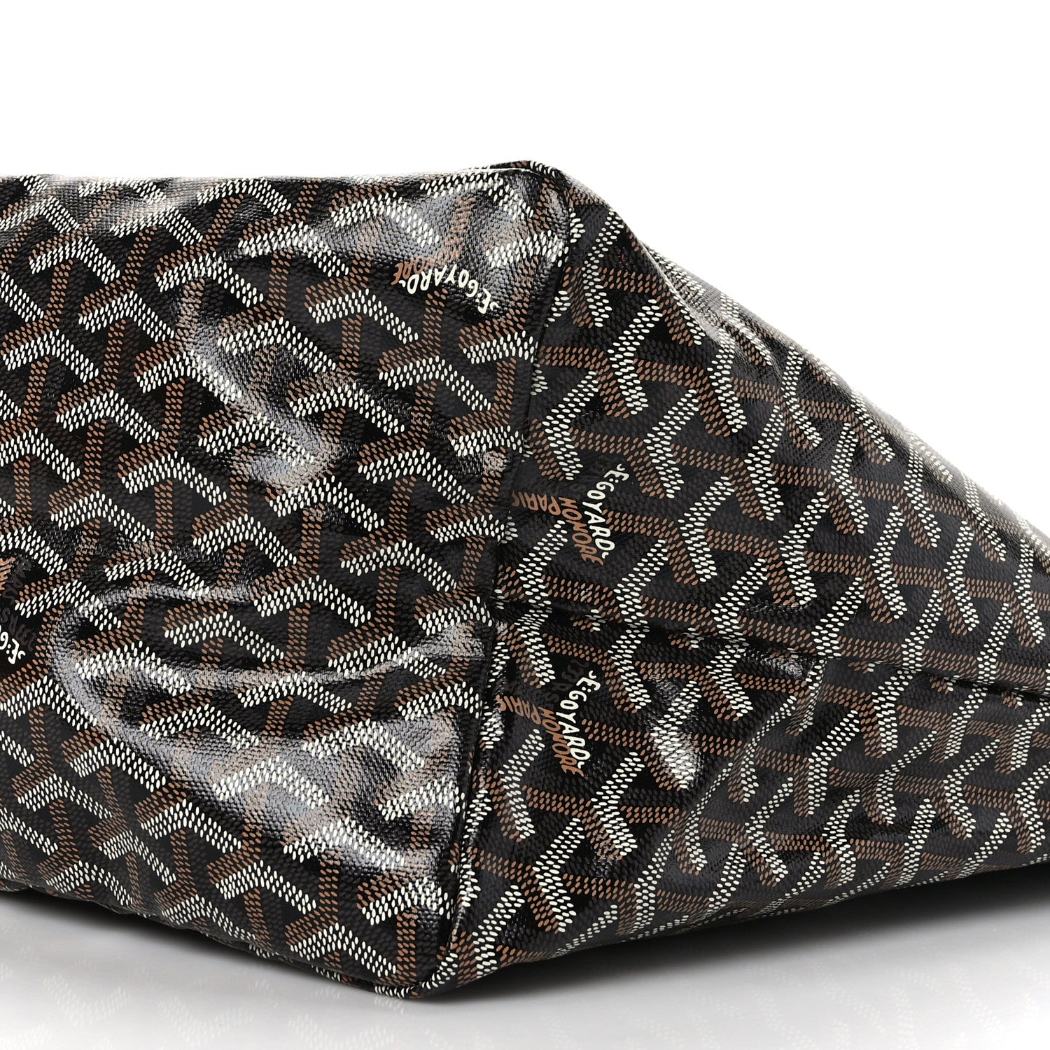 Goyard Goyardine Saint Louis GM Black Gold 10 of 11