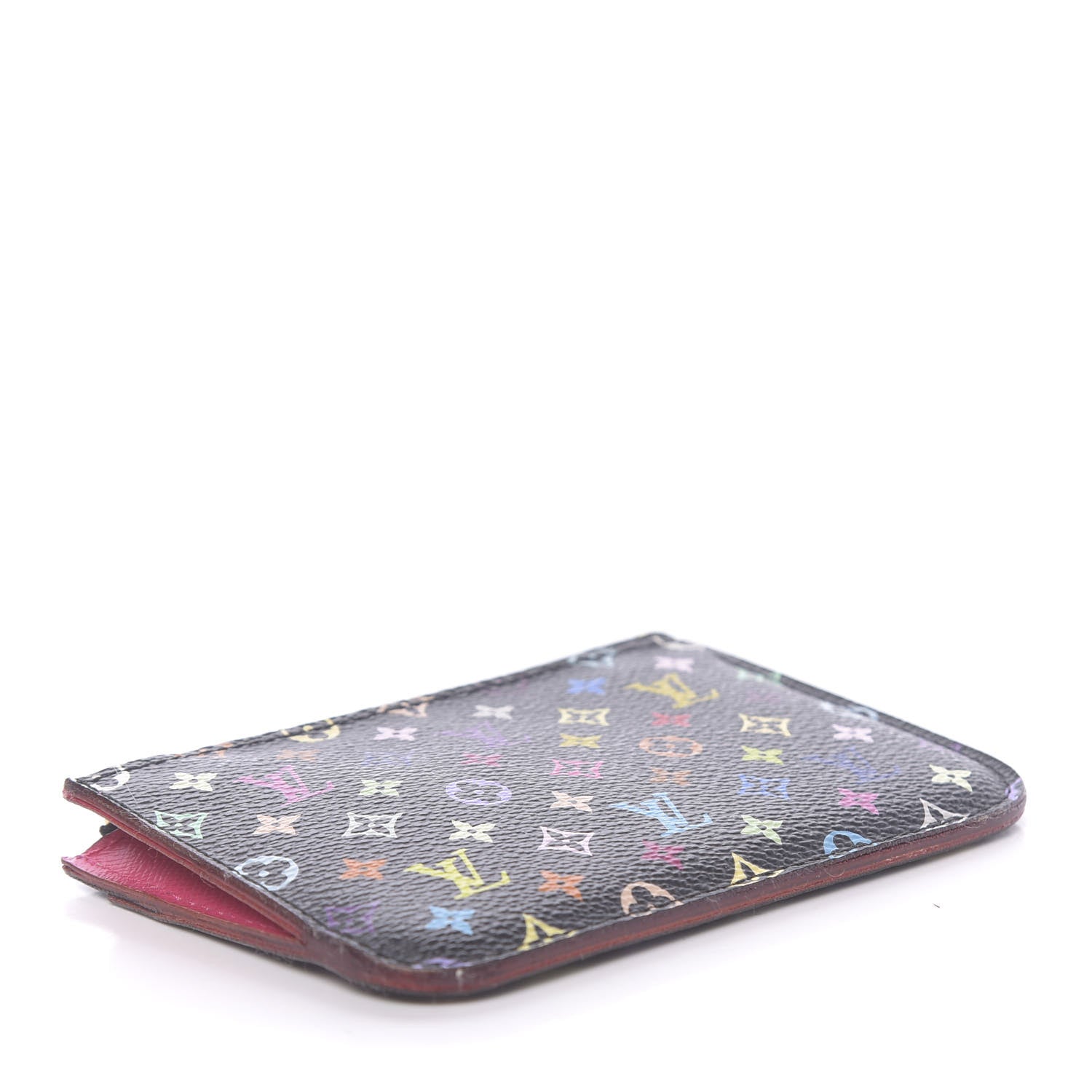 Louis Vuitton Monogram Multicolor Key Pouch Black Grenade 4 of 6