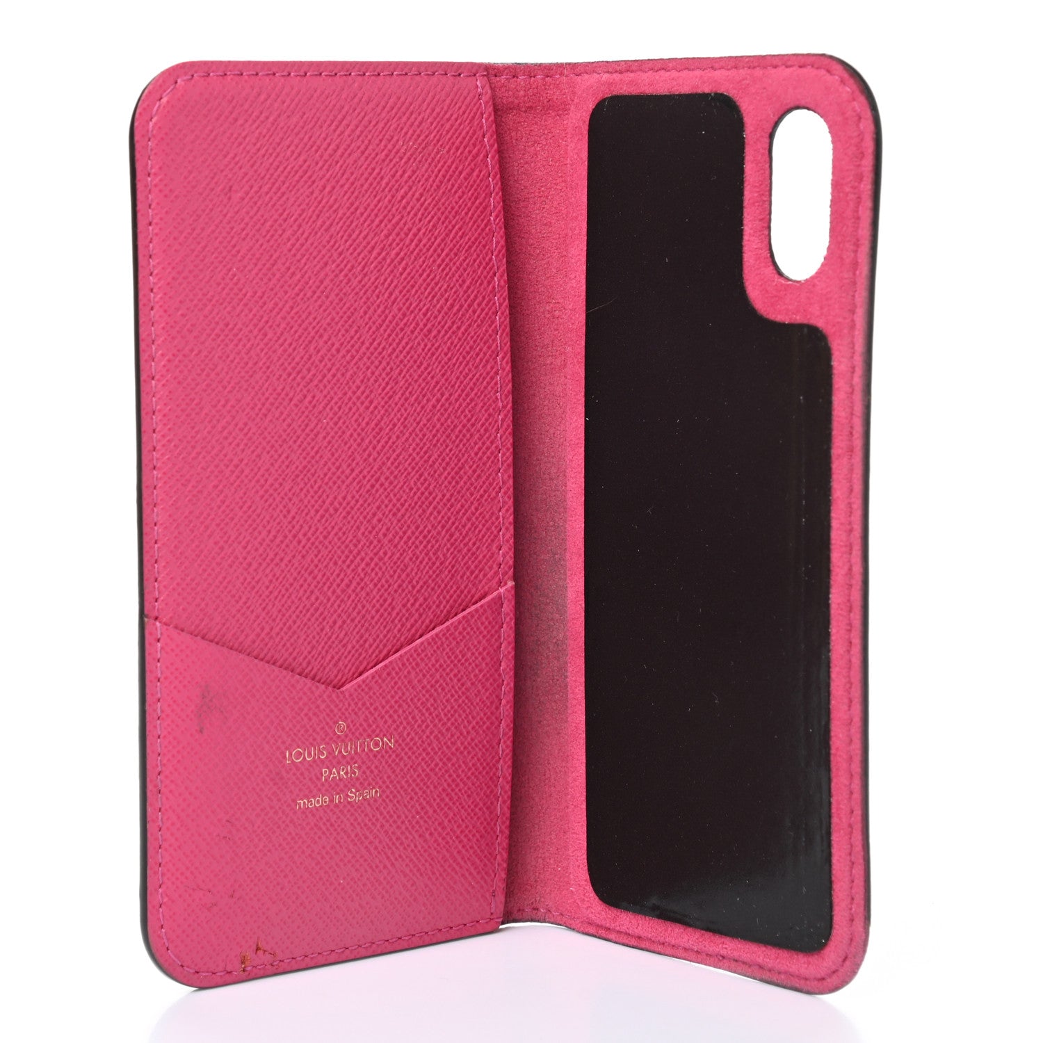 Louis Vuitton Monogram My LV World Tour iPhone X/XS Max Folio Case Fuchsia 5 of 9