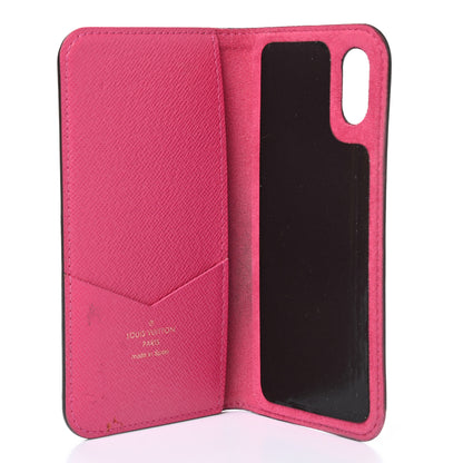 Louis Vuitton Monogram My LV World Tour iPhone X/XS Max Folio Case Fuchsia 5 of 9