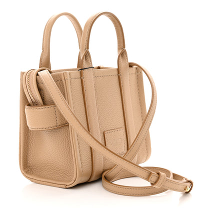Marc Jacobs Grained Calfskin Mini The Tote Bag Camel 3 of 10