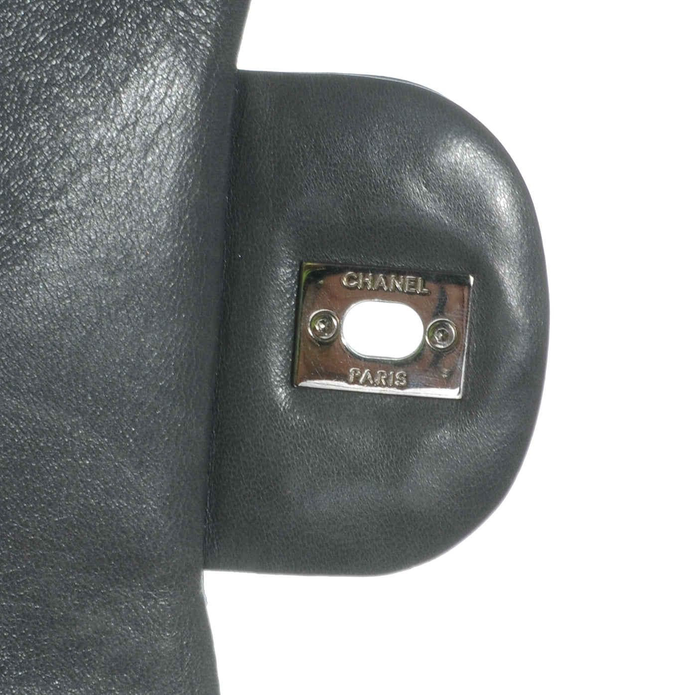 Lambskin Jumbo Single Flap Grey