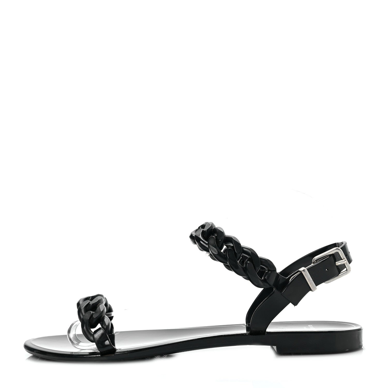 Givenchy Jelly Chain Nea Sandal Flats 40 Black 1155724 – FASHIONPHILE