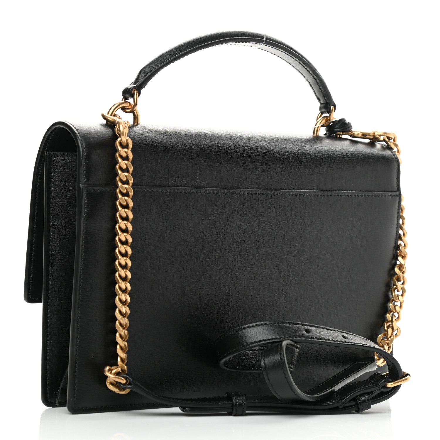 Saint Laurent Calfskin Medium Monogram Sunset Black 3 of 10