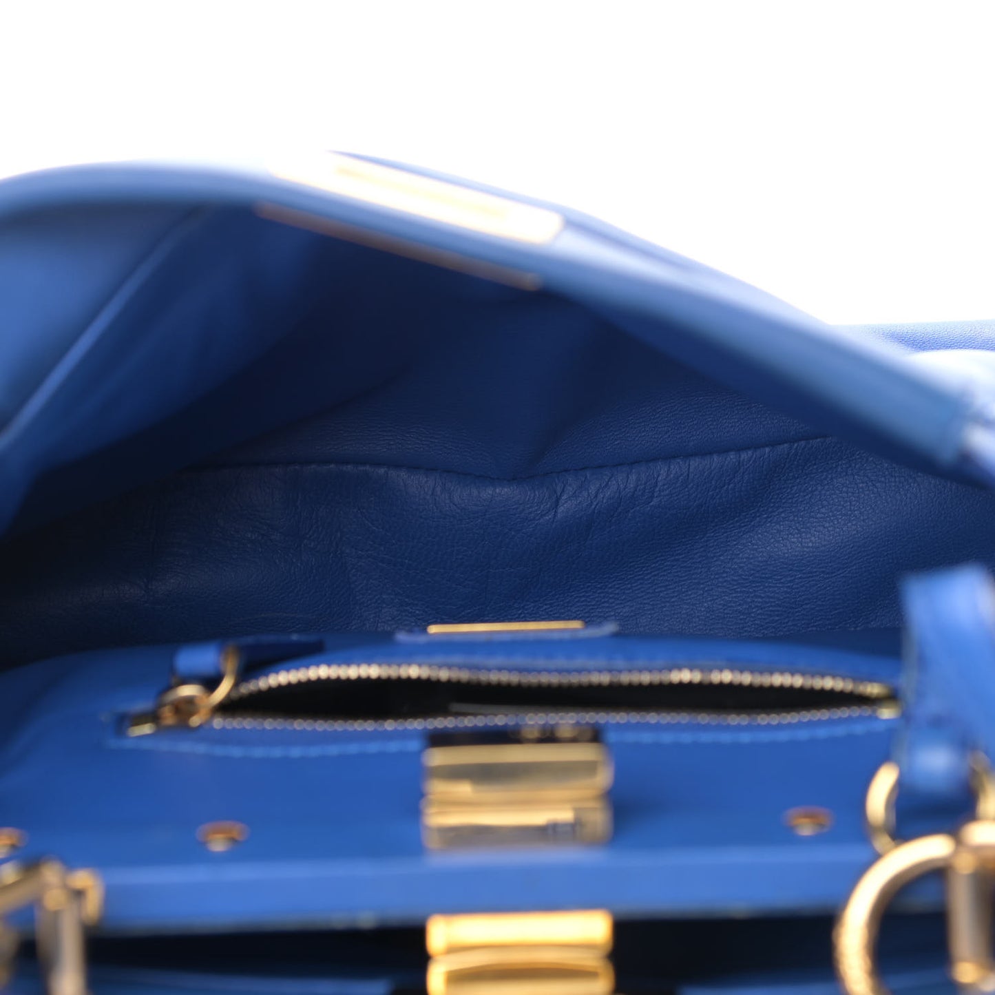 Nappa Mini Peekaboo Iconic Satchel Bleuette