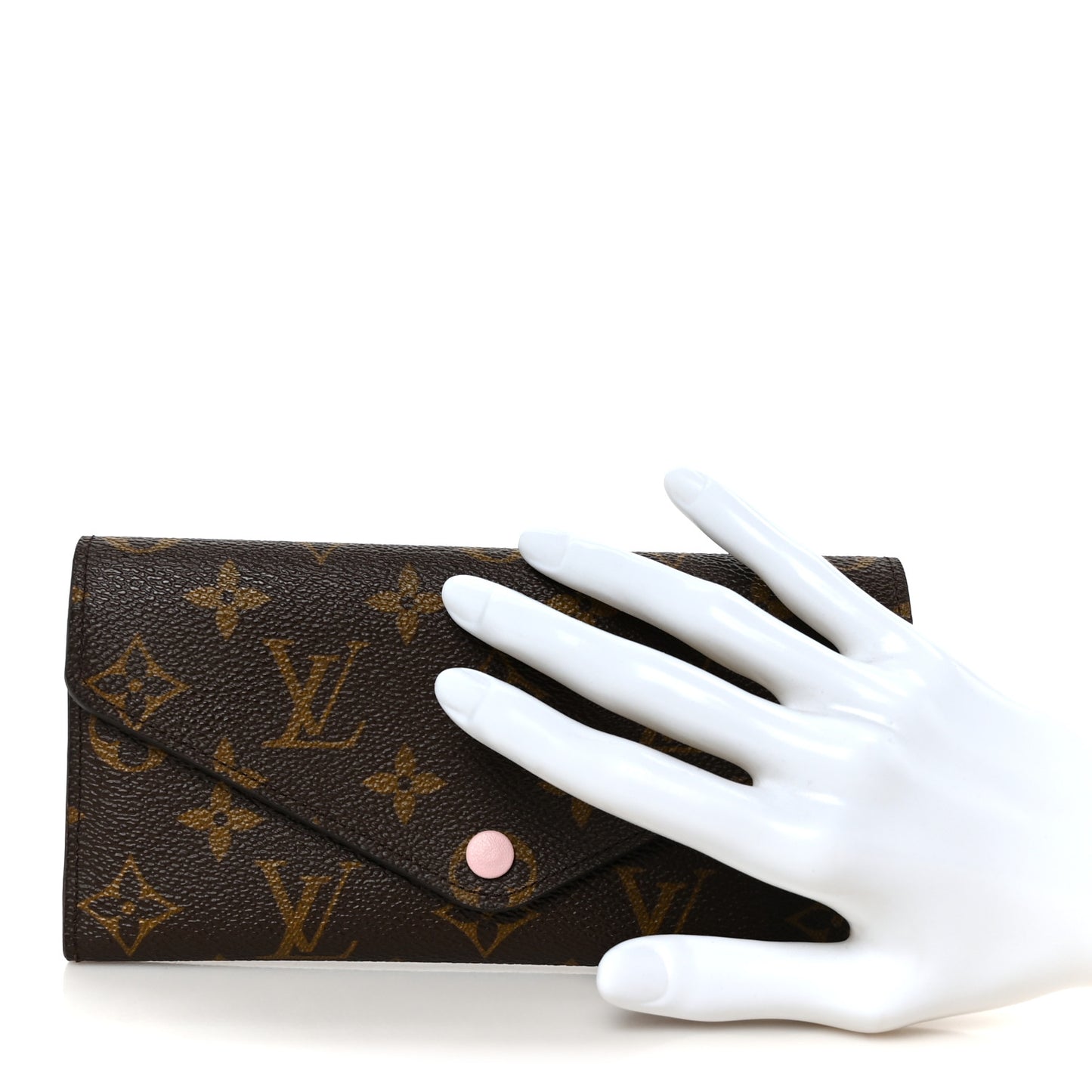 Monogram Josephine Wallet Rose Ballerine