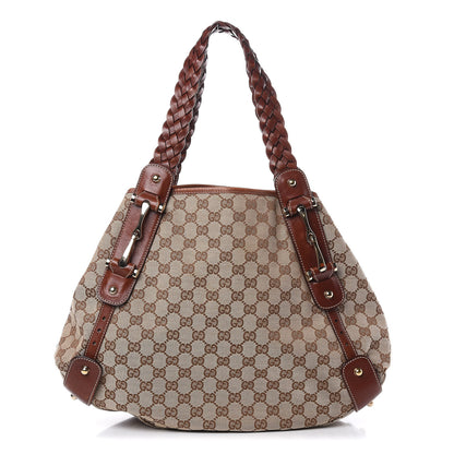 Gucci Monogram Medium Pelham Shoulder Bag Brown 1 of 14
