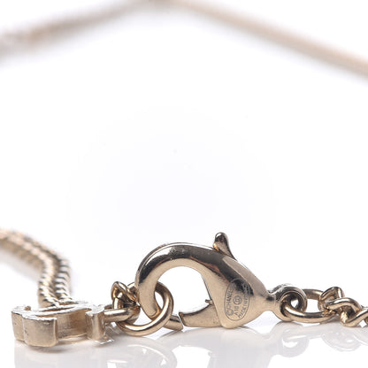 Chanel Baguette Crystal CC Necklace Gold 5 of 5