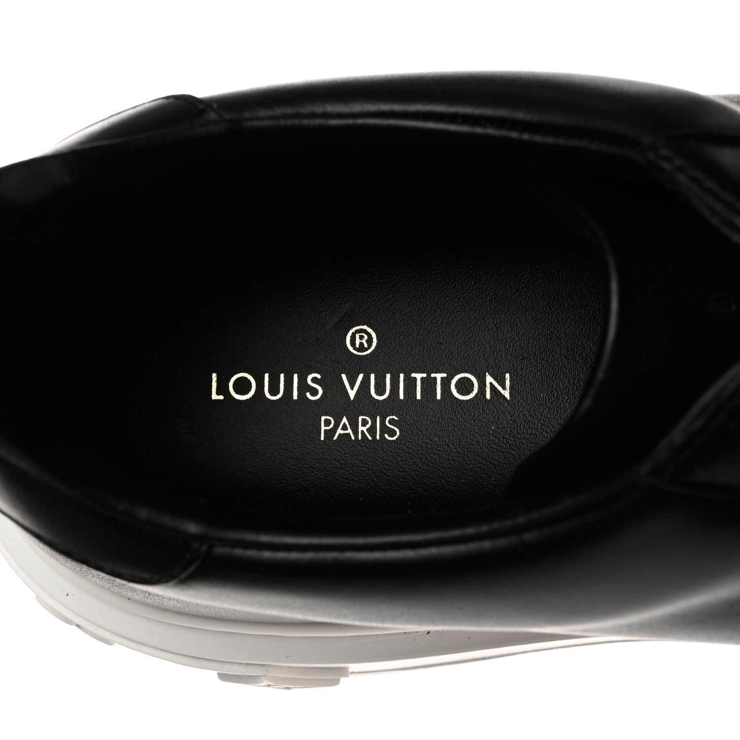 Louis Vuitton Calfskin Time Out Sneakers 38.5 Black 7 of 8
