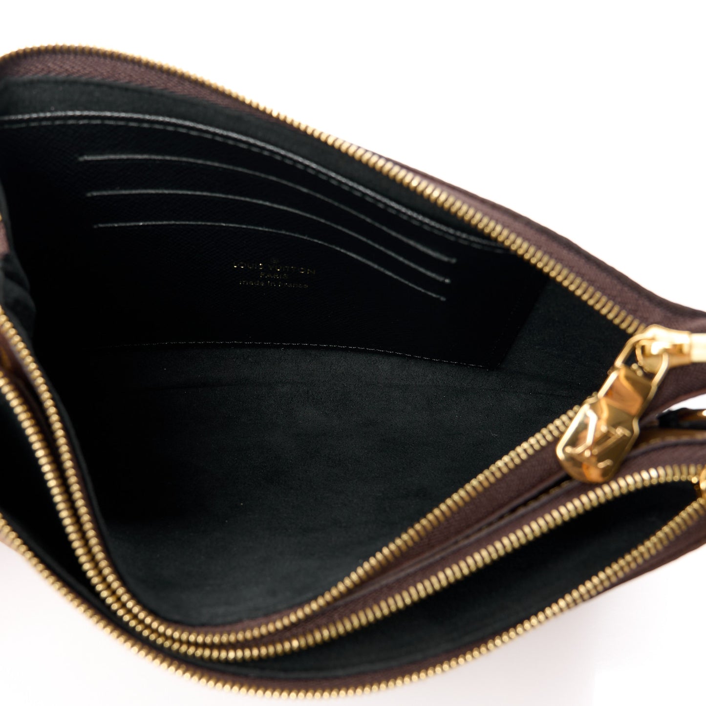 Reverse Monogram Giant Double Zip Pochette