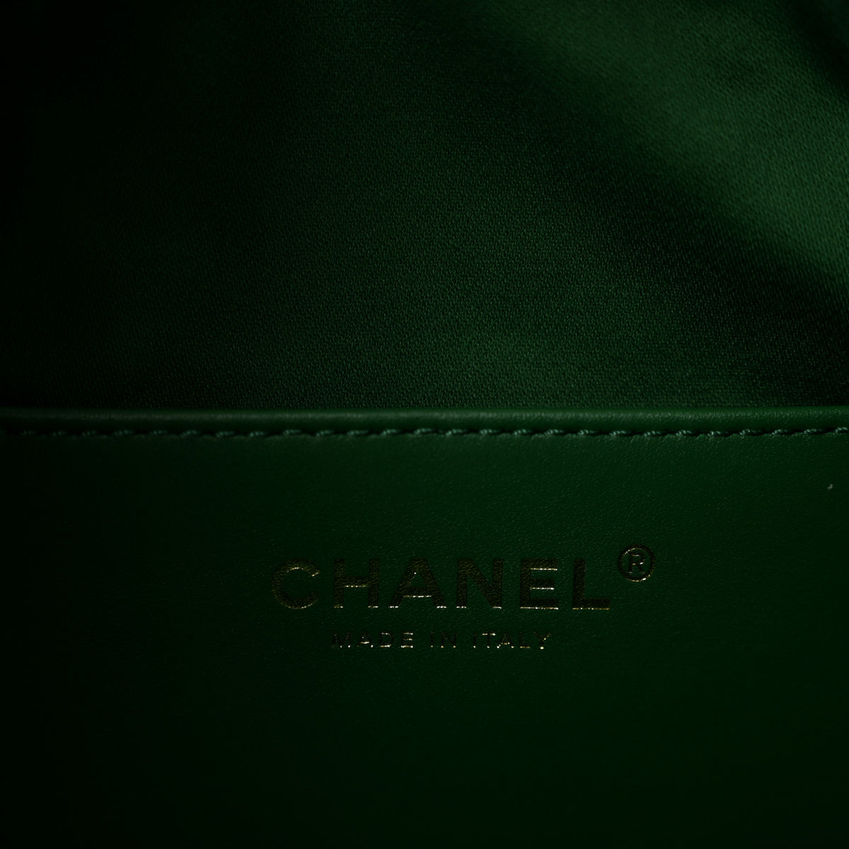 Chanel Caviar Quilted Small Chanel 25 Handbag Green 6 of 11