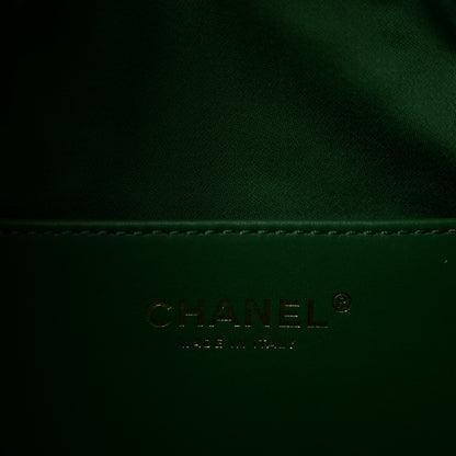 Chanel Caviar Quilted Small Chanel 25 Handbag Green 6 of 11