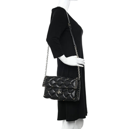 Valentino Garavani Nappa Candystud Crossbody Black 2 of 11