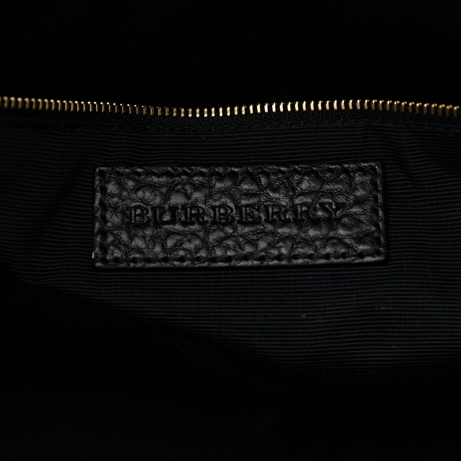 Burberry Heritage Grain Check Embossed Medium Dewsbury Tote Black 6 of 12
