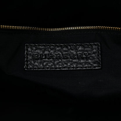 Burberry Heritage Grain Check Embossed Medium Dewsbury Tote Black 6 of 12