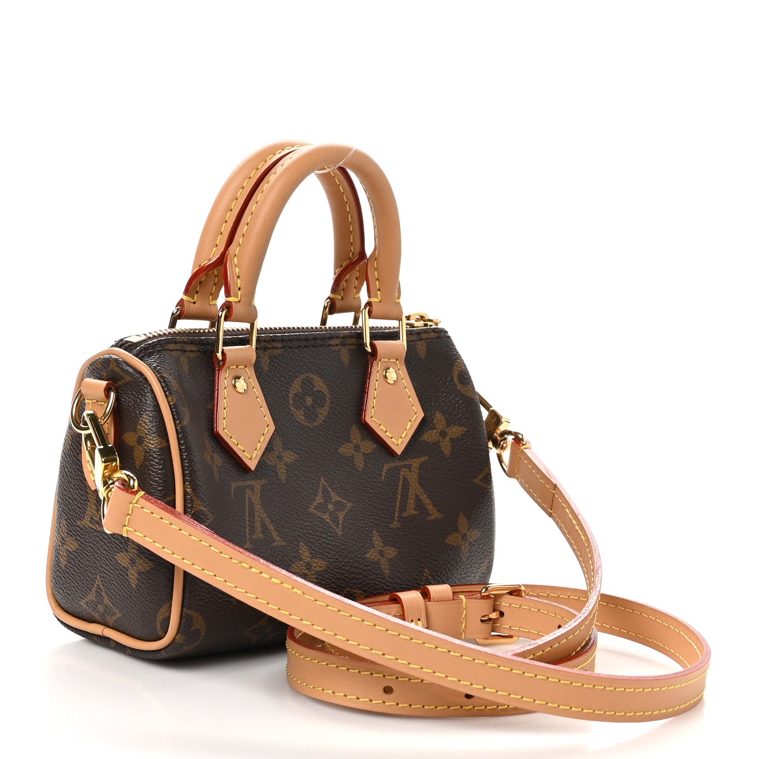 Louis Vuitton Monogram Nano Speedy Bandouliere 3 of 12