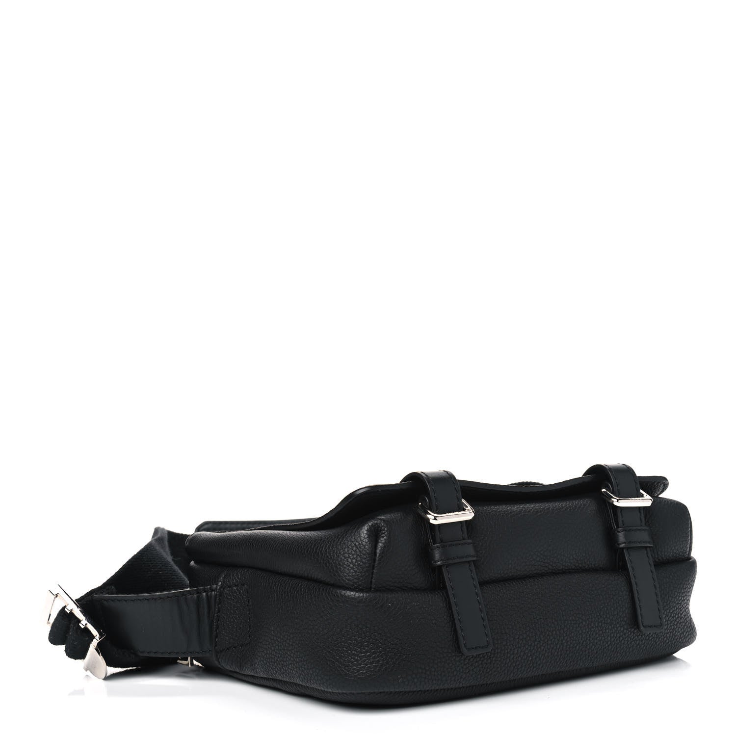Loewe Soft Grained Calfskin XS Military Messenger Bag Black 3 of 4