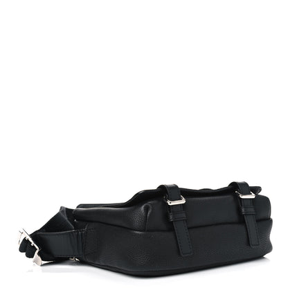 Loewe Soft Grained Calfskin XS Military Messenger Bag Black 3 of 4