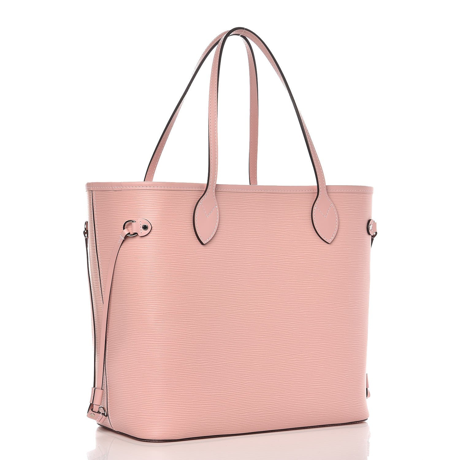 Louis Vuitton Epi Neverfull MM Rose Ballerine 4 of 10