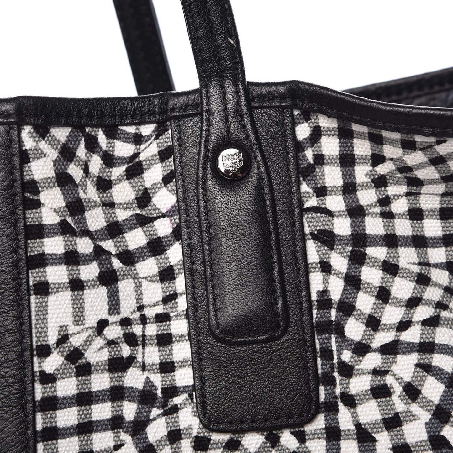 Visetos Large Liz Reversible Shopper Tote Black