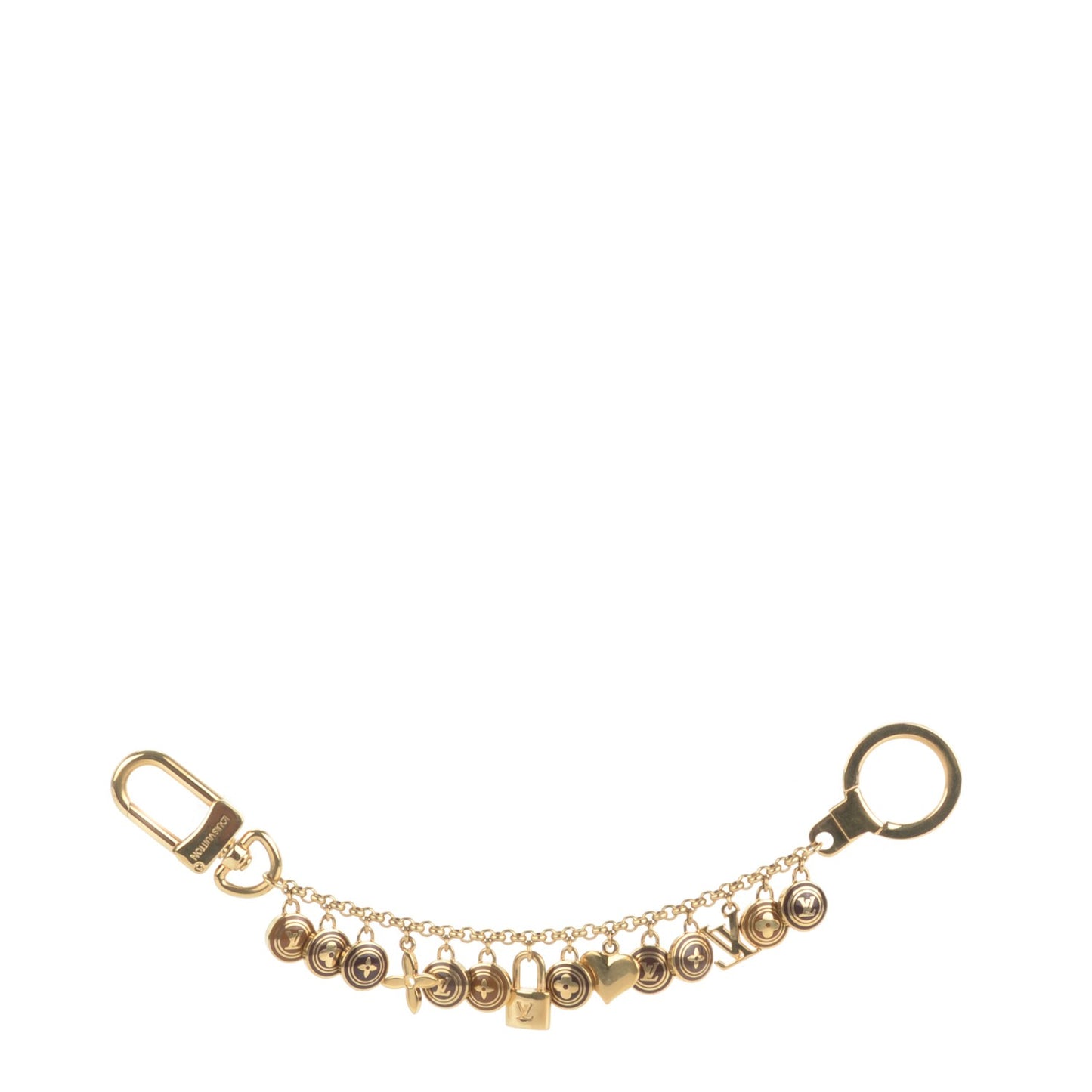Pastilles Key Chain Bag Charm Brown