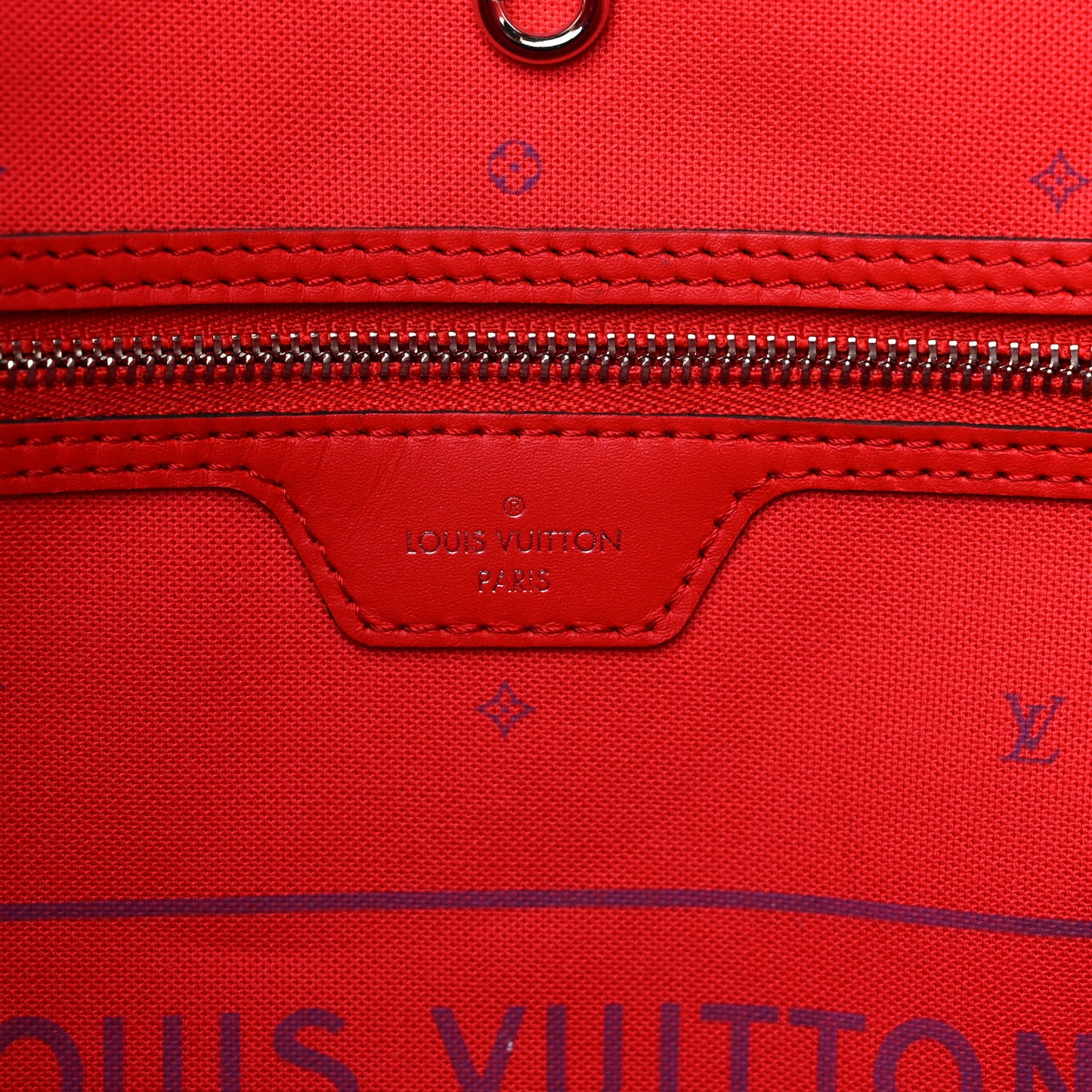 Monogram Escale Neverfull MM Rouge
