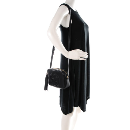 Gucci Pebbled Calfskin Small Soho Disco Bag Black 2 of 7