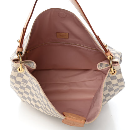 Louis Vuitton Damier Azur Graceful MM Rose Ballerine 4 of 12