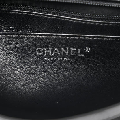Chanel Patent Quilted Jumbo Single Flap Black 6 of 13