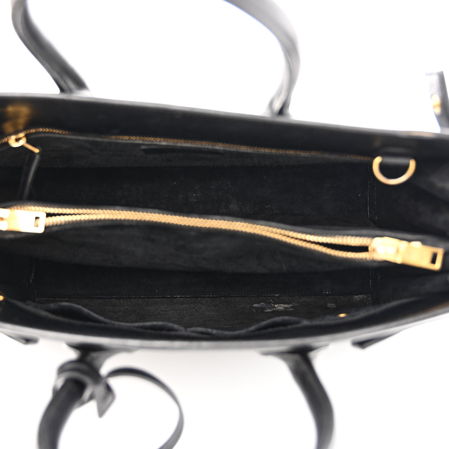 Saint Laurent Smooth Calfskin Small Sac De Jour Black 6 of 22