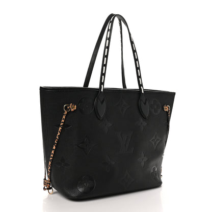 Louis Vuitton Empreinte Monogram Giant Wild at Heart Neverfull MM Black 3 of 9