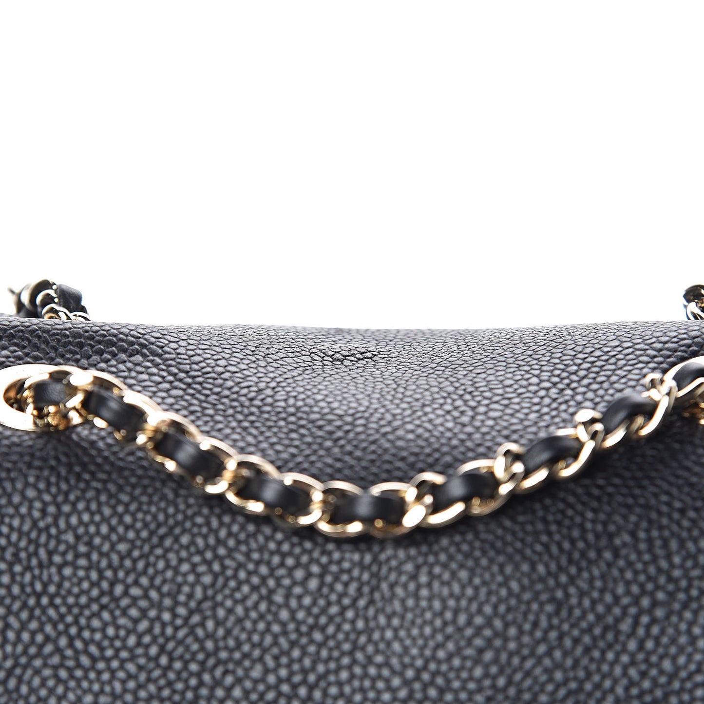 Caviar Quilted Backpack Black