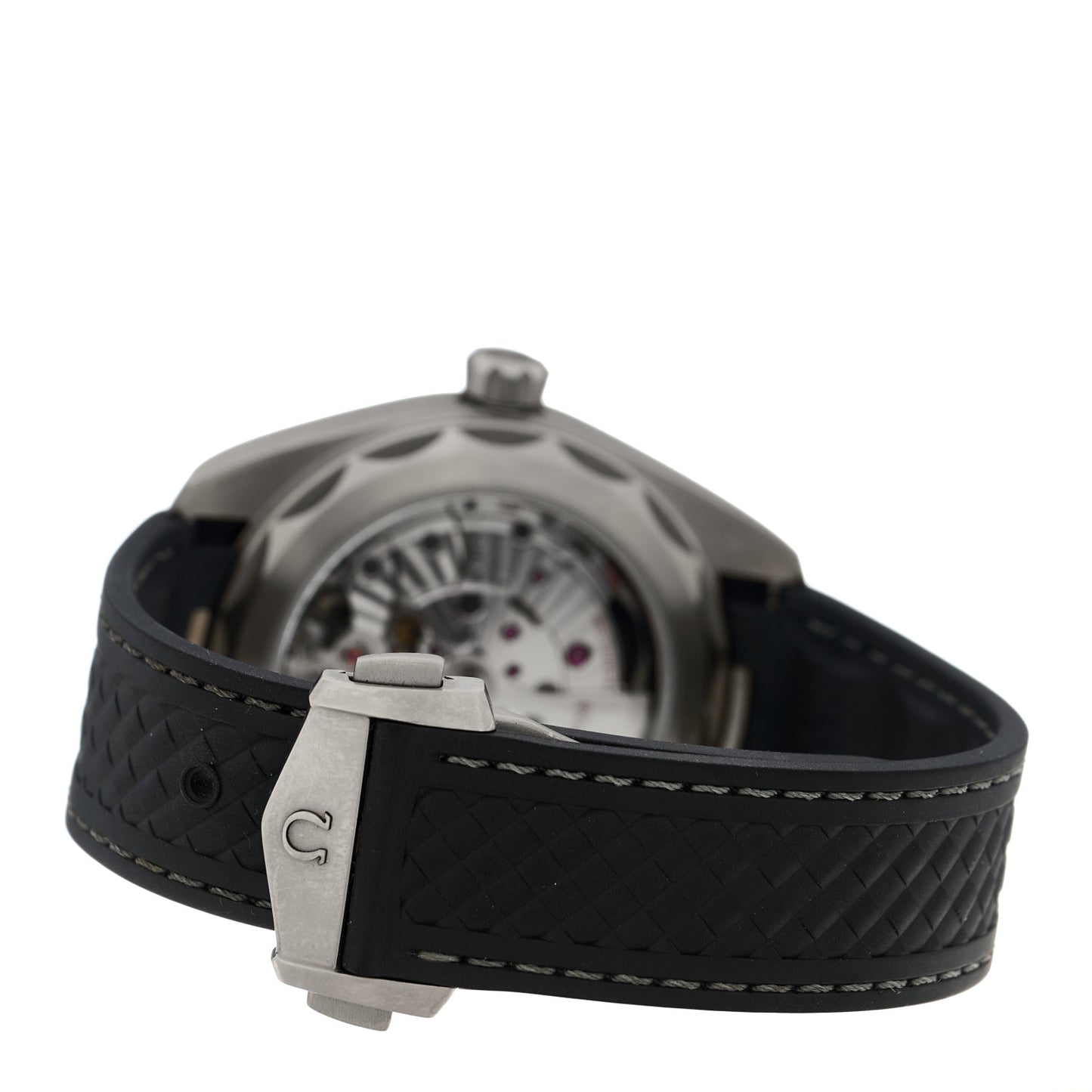 Titanium Rubber 43mm Seamaster Aqua Terra World Time Chronometer Automatic Watch Grey 220.92.43.22.99.001