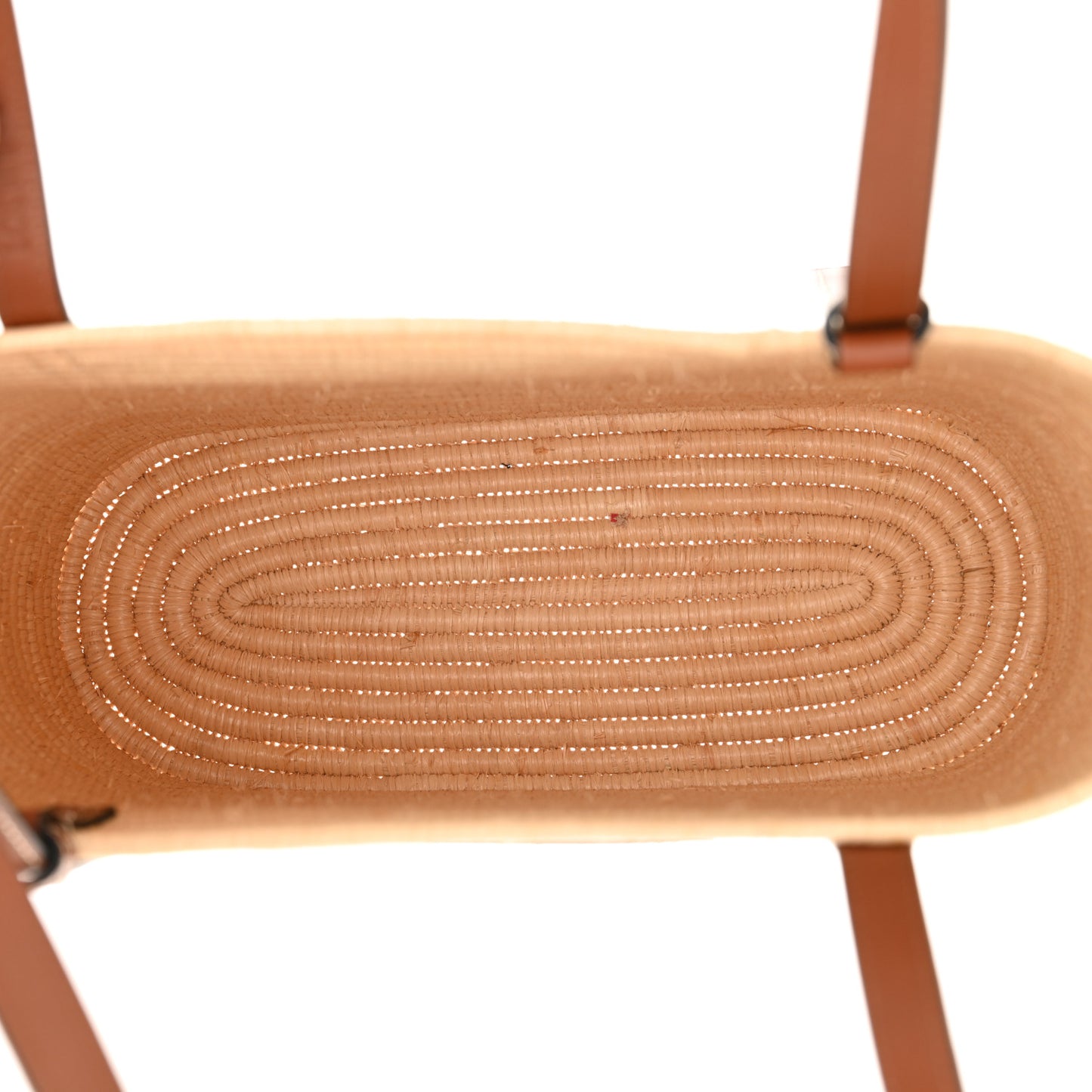 Raffia Small Square Basket Tote Bag Natural Tan