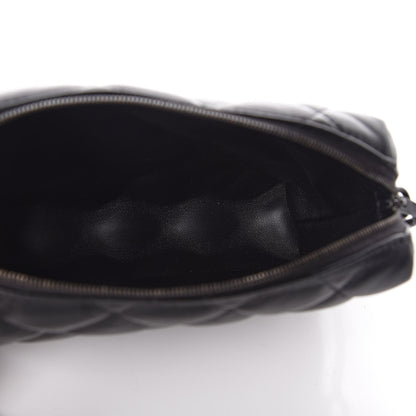 Balenciaga Nappa Calfskin Quilted Touch B Camera Shoulder Bag Black 5 of 10