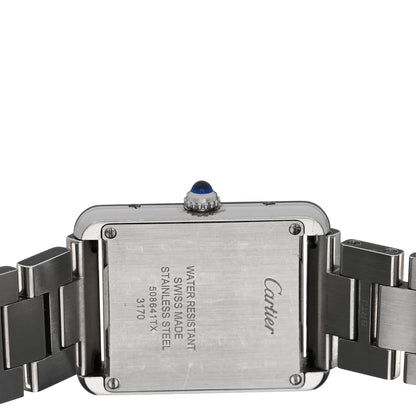 Cartier Stainless Steel 24mm Tank Solo Quartz Watch 4 of 4