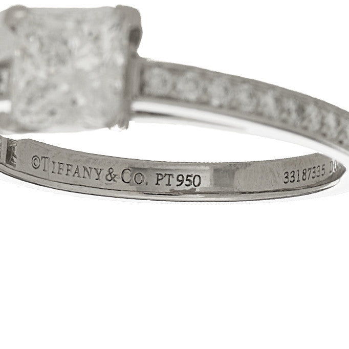 Tiffany Platinum Diamond .70ct Novo Princess-Cut Engagement Ring 49 5 6 of 6