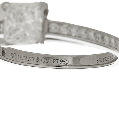 Tiffany Platinum Diamond .70ct Novo Princess-Cut Engagement Ring 49 5 6 of 6