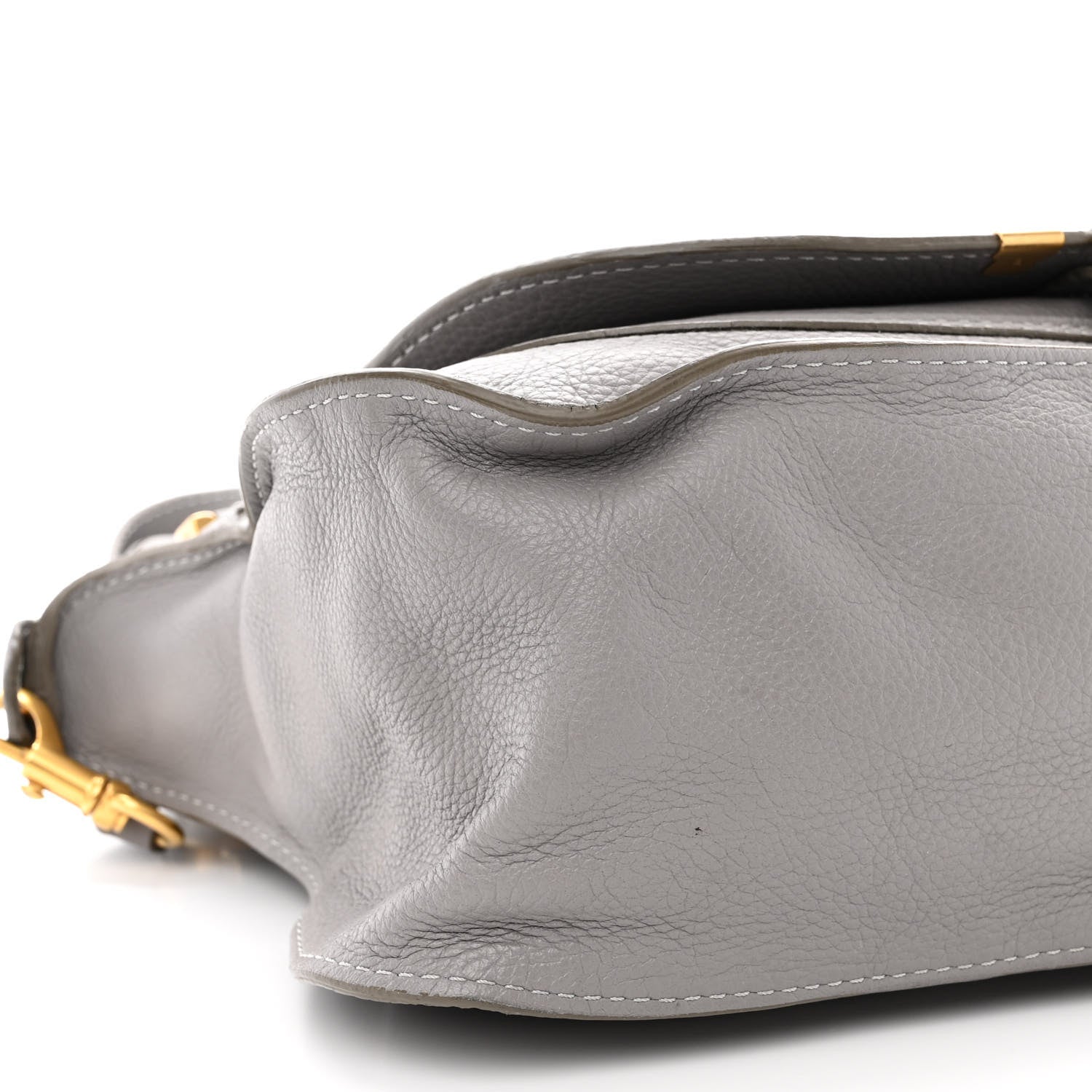 Chloe Calfskin Medium Marcie Satchel Cashmere Grey 9 of 16