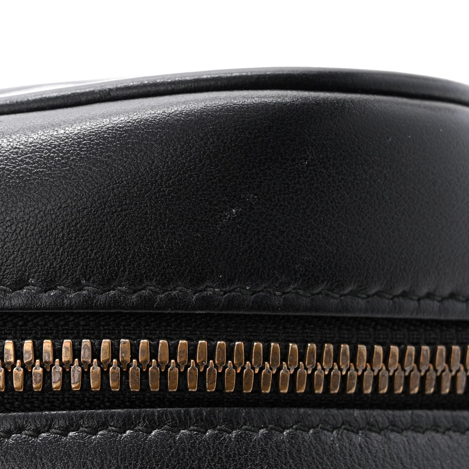 Gucci Calfskin Matelasse Small GG Marmont Chain Shoulder Bag Black 12 of 13